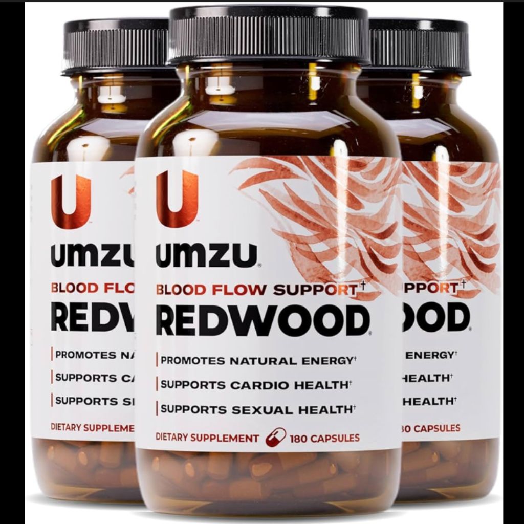 PACK OF 3 UMZU Redwood Capsules .