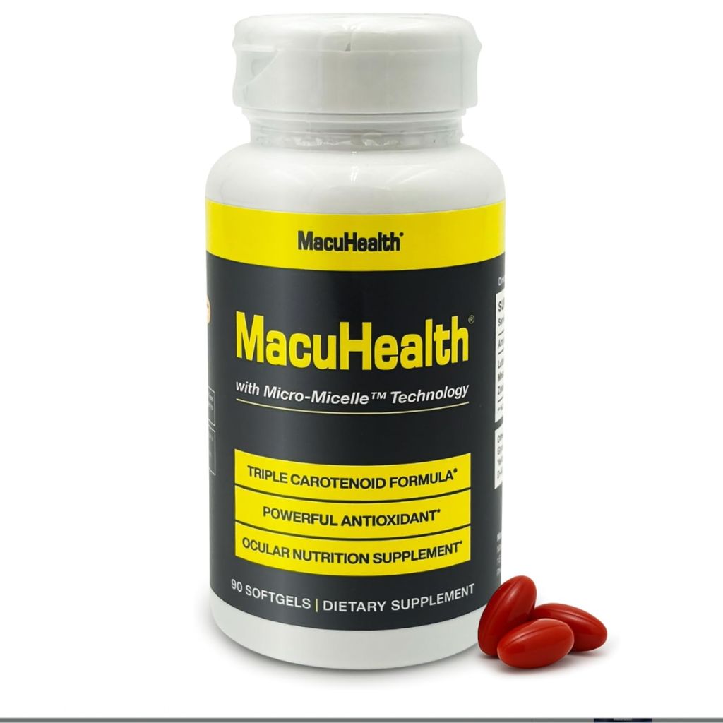 Macuhealth Triple Carotenoid Formula - Eye Vitamins - Softgels .
