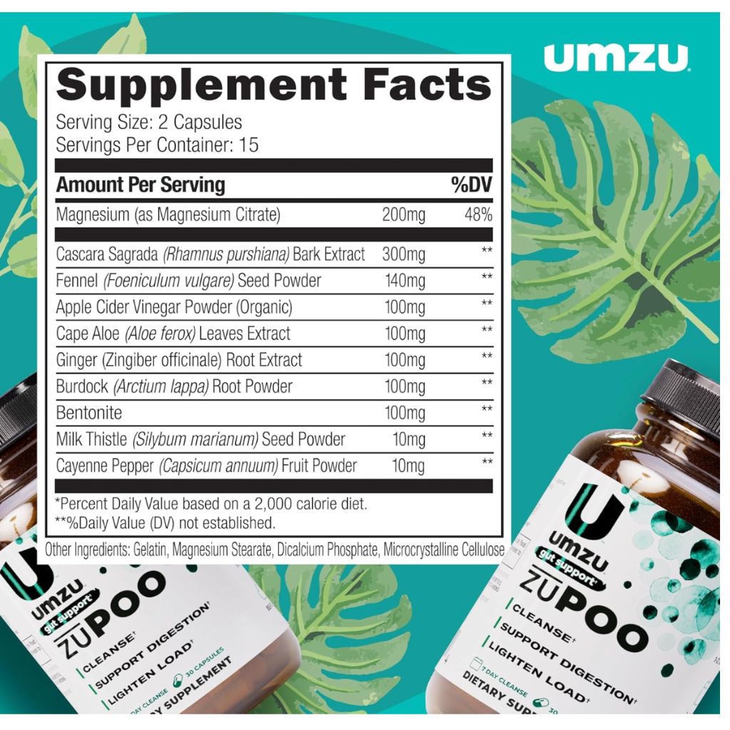 Pack of 2 UMZU zuPOO Capsules .